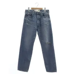 シンゾーン Shinzone THE SHINZONE DAMAGE CLIP JEANS デニムパンツ ジーンズ テーパード ダメージ加工 ボタンフライ 34 青 ブルー /ES ■OS