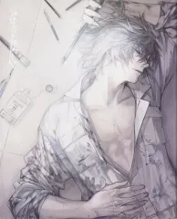 【中古】雑貨 [単品] トワ(表紙イラスト) キャンバスアート Official Works Ver. 「ビジュアルブック Nitro+CHiRAL Official Works ～スロウ・ダメージ～ セット」 同梱品