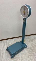 【もりやん様専用】TANAKA  体重計　自動台秤　キャスターつき　昭和レトロ　銭湯　学校　移動式体重計　(担当　水谷)
