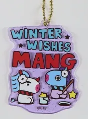 【中古】雑貨 MANG(ジェイホープ) BT21 オリジナルクリスマスキーホルダー ファミリーマート限定
