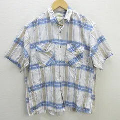 Foxfire - Foxfire　フォックスファイヤー　WWレトロチェックシャツ　L　ブルー系 Foxfire シャツ Foxfire/フォックスファイヤー 別注