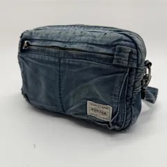 PORTER ポーター藍染ショルダー未使用 ポーター 藍染 ショルダーバッグ ディープブルー 送料無料