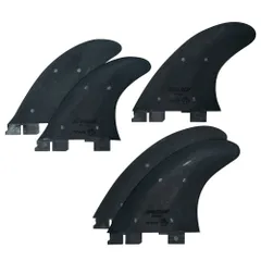 ツールストゥールス (TOOLS) ショートボード用スピーダーフィントライクアッド5本セットブラックTLS SPEEDER FIN TRI-QUAD LARGE SET FCS2　おしゃれ ニット 車 バブル バイク 防水 中古 手作り ダカイン FCS Dお