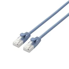 【新品・2営業日で発送】ELECOM エレコム やわらかLANケーブル／CAT6A／爪折れ防止／0.5m／ブルー LD-GPAYT／BU05(LD-GPAYT／BU05)
