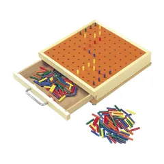 ②新品未使用品　DLM　木製　ギザギザペグ　M14576　手指先運動　リハビリ ②新品未使用品 DLM 木製 ギザギザペグ M14576 手指先運動