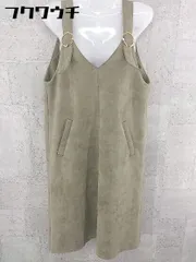 ◇ Simplicite シンプリシテェ 膝丈 ワンピース カーキ系 レディース 【中古】 【1002802047176】