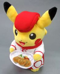 [중고] 봉제인형 웨이트리스 피카츄 Pokemon Cafe 봉제인형 [포켓몬스터] Pokemon Cafe 한정