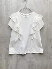 Apuweiser-riche アプワイザーリッシェ フリル袖 ブラウス シャツ size2/白 ■◆レディースのサムネイル