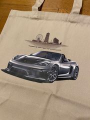 ポルシェ　スパイダーRS トートバッグ　縦300×横350 マチ幅80前後