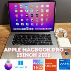 Apple - Apple MacBook Pro☆Office2016付☆(配送方法の変更可) 良品］Apple MacBook Pro 15inch 2016/Core i7 2.6GHz/16GB
