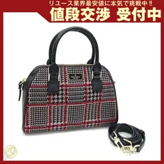 ケイトスペード 2WAYハンドバッグ ブラック レッド