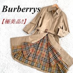 BURBERRY 2wayコーデリバーシブルコート 極美品 BURBERRY】ダブルフェイスチェックコットンリバーシブルコート