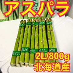 【季節限定品】北海道産グリーンアスパラ 約800g 2L～L 最高ランク秀品 冷蔵