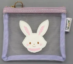 【中古】バッグ ウィッシュミーメル(パープル/フェイス) メッシュポーチ 「サンリオキャラクターズ」