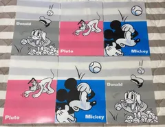 ★ミッキー　ドナルド　プルート★クリアファイル　6枚セット
