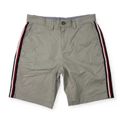 TOMMY HILFIGER トミー ヒルフィガー 両サイド ライン入り ハーフパンツ ショートパンツ サイズ 29 /ライトベージュ