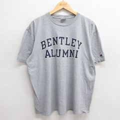 XL/古着 チャンピオン champion 半袖 ビンテージ Tシャツ メンズ 00s BENTLEY ALUMNI クルーネック グレー 霜降り 25may21 中古