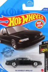 【中古】ミニカー 1/64 ’96 CHEVROLET IMPALA SS(ブラック) 「Hot Wheels NIGHTBURNERZ」 [GHB74]