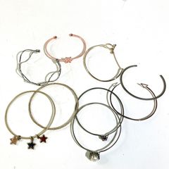 【アクセサリーまとめ】ブレスレット Cath Kidston キャスキッドソン 他 アンティーク 星 パール ストーン ゴールド ピンク シルバー 9点まとめ レディース ファッションアクセサリー ①