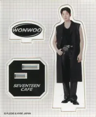 【中古】アクリルスタンド・アクリルパネル ウォヌ アクリルスタンド 「SEVENTEEN CAFE 2023 ～FUTURE IN THE PAST～」