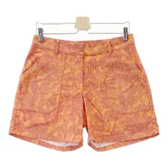 サイズ：11 MUNSING WEAR マンシングウェア  ショートパンツ 総柄 オレンジ系 [240101338453]# ゴルフウェア レディース ストスト