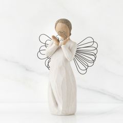 ウィローツリー天使像 Bright Star - 輝く星 14cm | おしゃれ 置物 彫刻 人形 インテリア スーザン･ローディ 正規輸入品