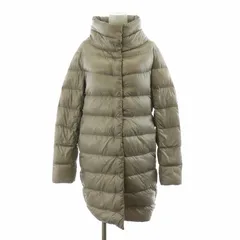 ヘルノ HERNO DORA ドーラ ダウンコート アウター ロング ハイネック 40 ベージュ P10177D-12017-2600 /NQ ■BM