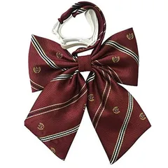 制服リボン 《レッド》 蝶結び [定形外郵便、送料無料]mer001