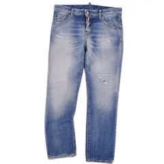 美品 ディースクエアード DSQUARED2 2023 デニムパンツ ダメージ加