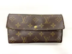 LOUIS VUITTON ルイ・ヴィトン モノグラム ポシェット･ポルトモネ･クレディ 長財布 M61726 ブラウン フランス製