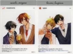 【中古】キャラカード [単品] 集合 SNS風クリアカード2枚セット 「コミックス 佐々木と宮野 第4巻 アニメイト限定セット」 同梱特典