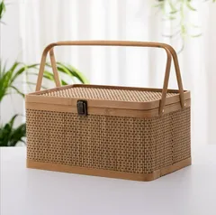 T茶籠 茶道具収納 古風 藤編細工籠7 2025年最新】茶籠の