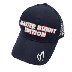 マスターバニー キャップ ネイビー×白 立体ロゴ刺しゅう  FR ゴルフウェア MASTER BUNNY EDITION