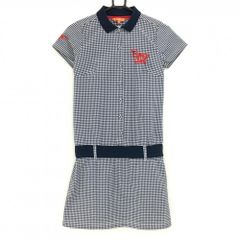 美品✨BEAMS GOLF 半袖ワンピース レディース ゴルフウェア ストライプ