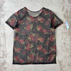 sheer tops / 花柄 シアートップス #a864