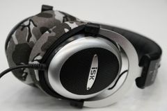 iSK HF2010 のイヤーパッドの保護・修理に mimimamo スーパーストレッチ・ヘッドホンカバー （サイズ：L、色：シティ、型番：MHC-002-CC）