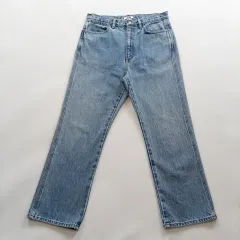 UNIQLO(ユニクロ) デニム サイズ 31 ストレート ライトブルーデニム ウォッシング デニムパンツ A6551