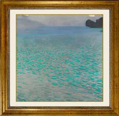 クリムト、ベートーヴェン・フリーズ2、希少画集画、新品額装付 クリムト展 ウィーンと日本 1900』の再現展示《ベートーヴェン