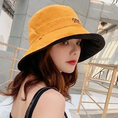 バケットハット 帽子 両面用 レディース ハット つば広帽子 UVカット キャップ 折りたたみ 紫外線対策 日焼け防止 暑さ対策 春夏daibei01