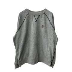 FILA ロゴスウェット トレーナー 2XL グレー フィラ ビッグサイズ ワンポイントロゴ トップス 古着卸 アメリカ仕入 a708-5874