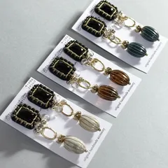 アンティーク調イヤリング (金属アレルギー対応