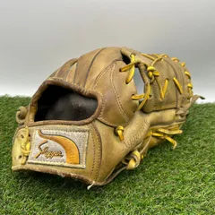 (M0798) 久保田スラッガー スペシャルオーダー 大人用 硬式 内野手用 グローブ かぶせ締め 使用間強 中古品
