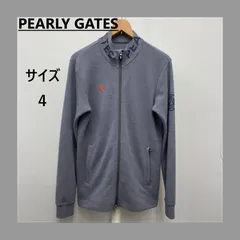 【古着】PEARLY GATES ジップアップ ニット サイズ4 長袖
