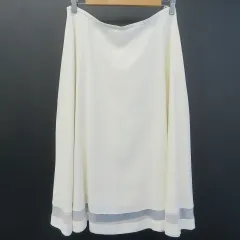 ジバンシイ GIVENCHY リネン混 フレアスカート シースルー 683999のサムネイル