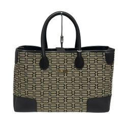 BALENCIAGA BB(バレンシアガライセンス) トートバッグ美品  - ベージュ×ダークブラウン レザー