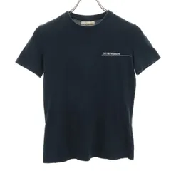エンポリオアルマーニ 日本製 半袖 Tシャツ S 黒 Emporio Armani レディース 古着 【240315】 メール便可