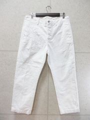 YCHAI イカイ テーパードパンツ 無地 ホワイト 32サイズ 1DF0004