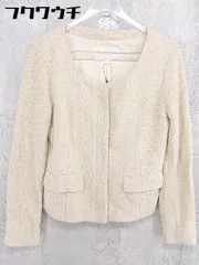 ◇ PROPORTION BODY DRESSING 長袖 ジップアップ ノーカラー ジャケット サイズ3 アイボリー レディース 【中古】 【1002802345173】