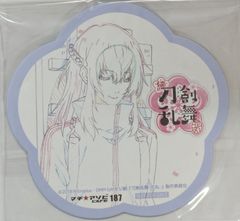 マチアソビカフェ 続 刀剣乱舞 花丸 原画カフェby動画工房 コースター 数珠丸恒次 マチアソビカフェ限定特典