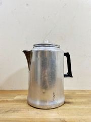 昭和初期】ヒヨコ印 アルミ製 脱脂粉乳容器 給食用 目盛付き レトロ